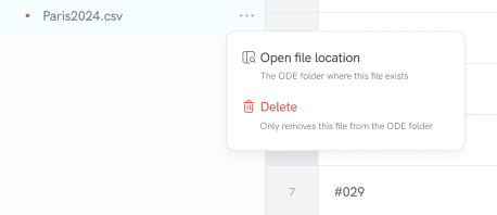 Open file location